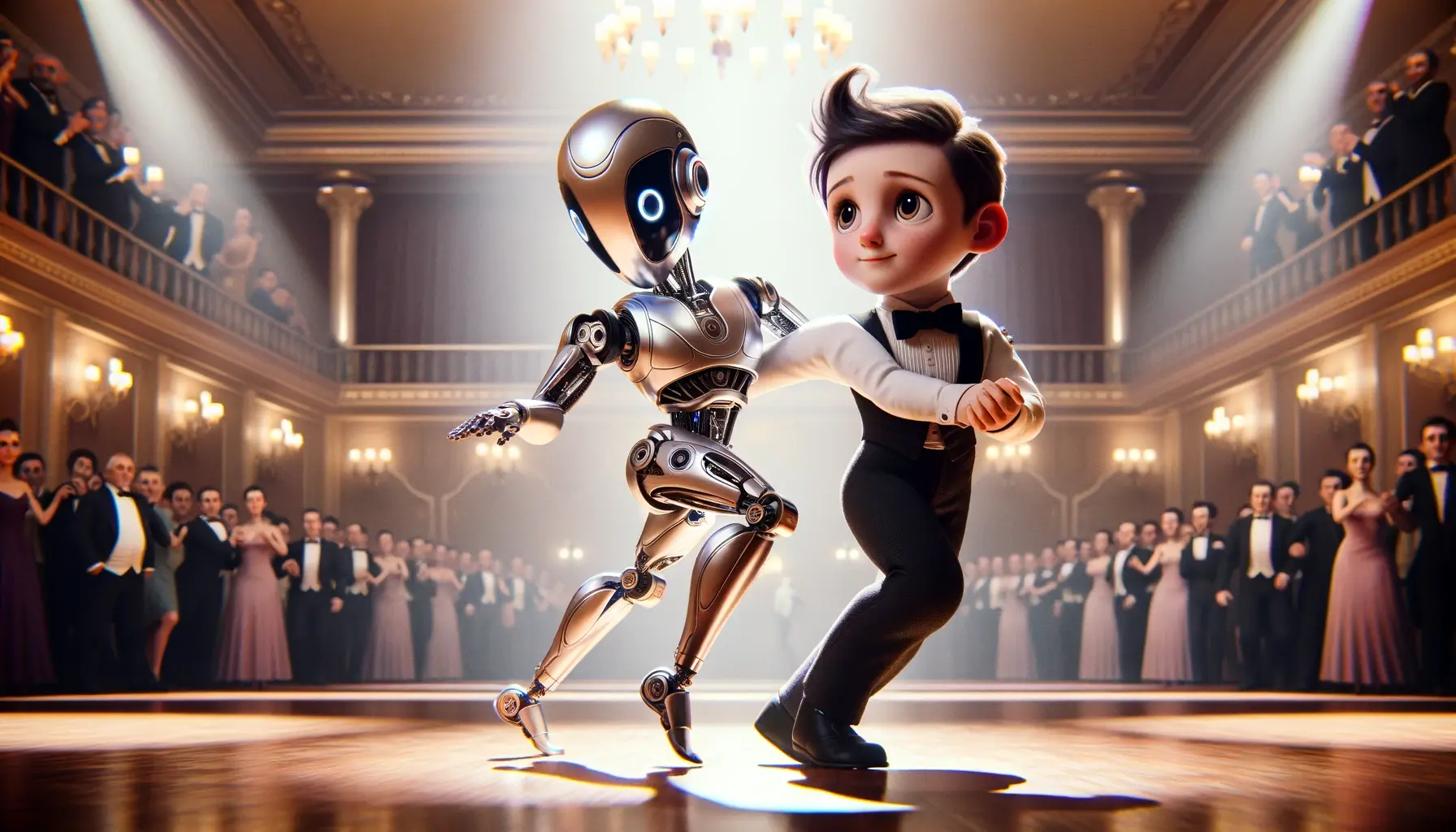 Dance imagery representing AI learning challenges